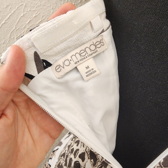 Eva Mendez Strapless Pineapple Dress Sz M - Picture 6 of 6